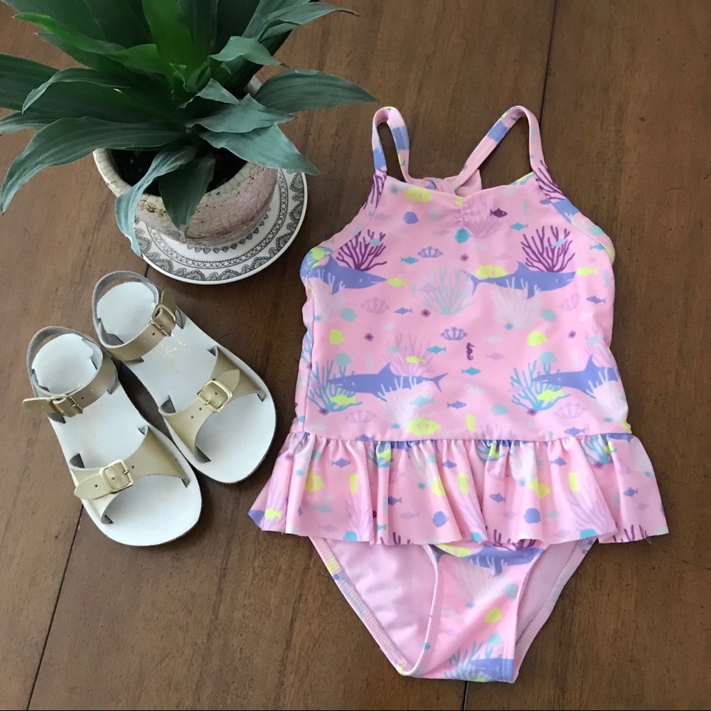Cat and Jack shark swimsuit